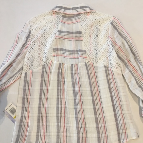 Women's Jolt multi color with lace shirt - Picture 7 of 8